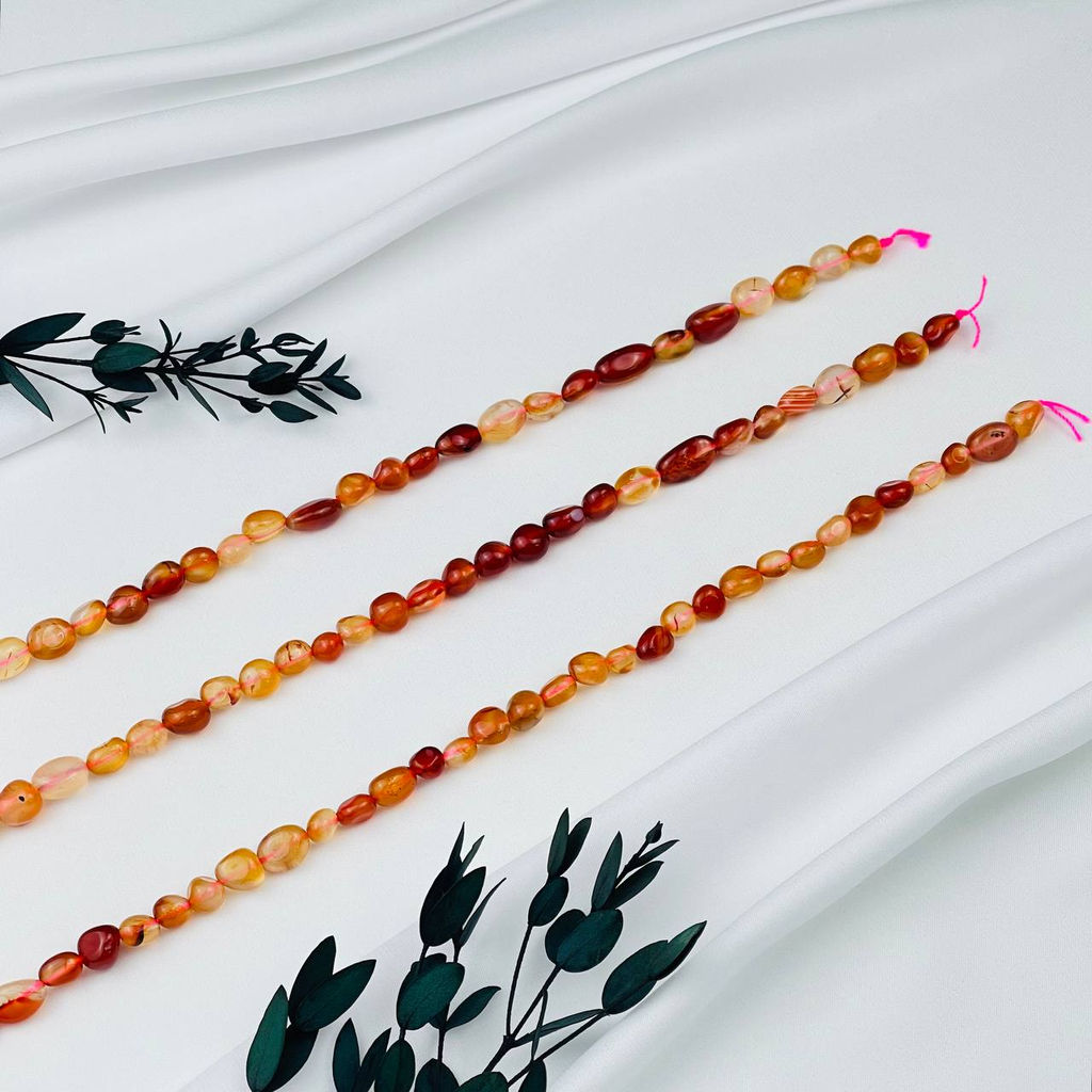 Бусины для украшений из Сердолика 39 см