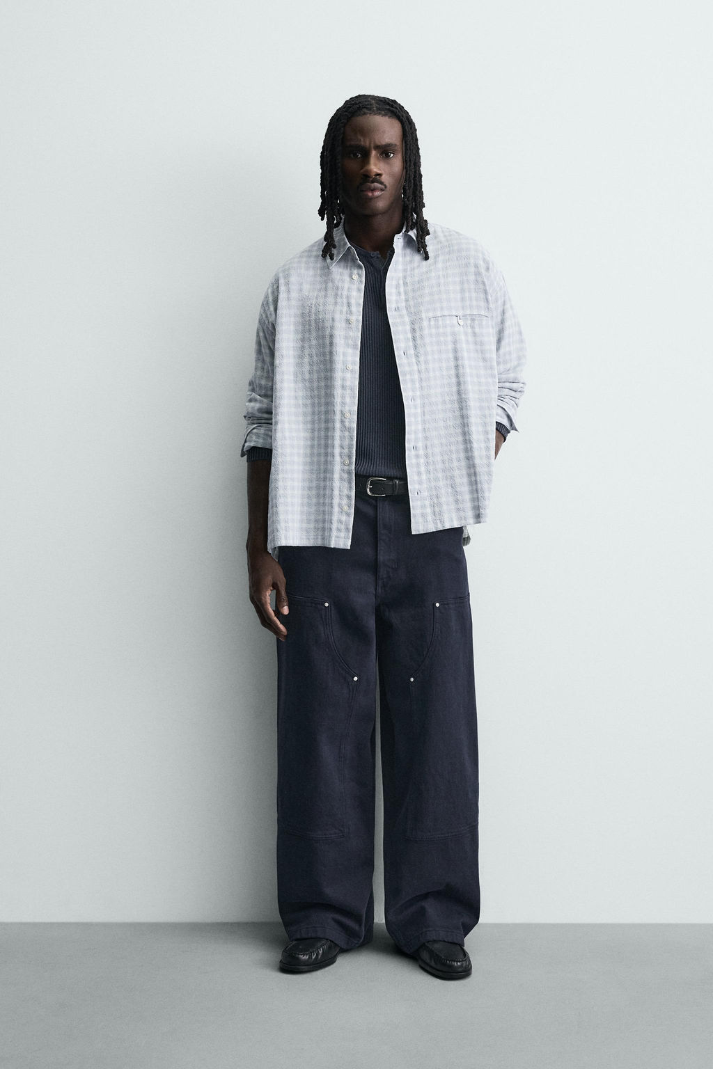 STUDDED CARPENTER TROUSERS