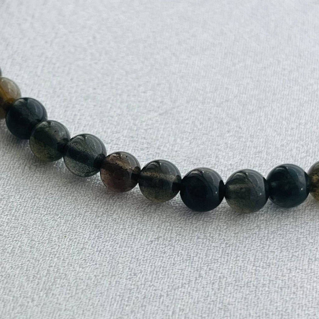 Бусы из Кошачьего глаза "Скаполит" 45 см +