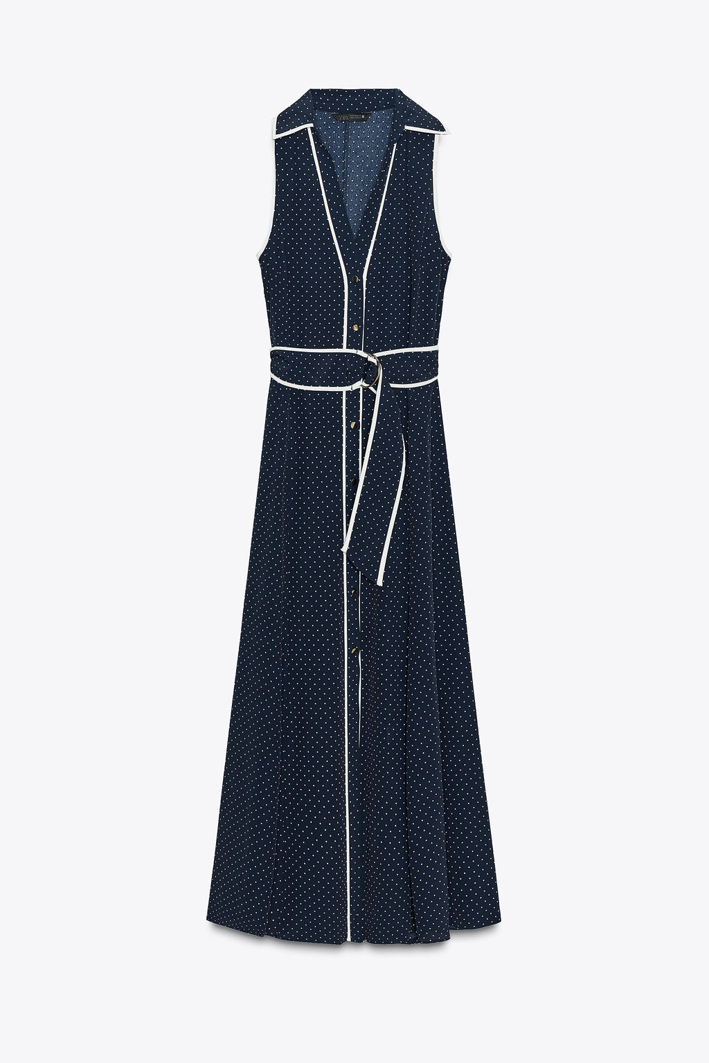 POLKA DOT MIDI DRESS - Zara фото 12