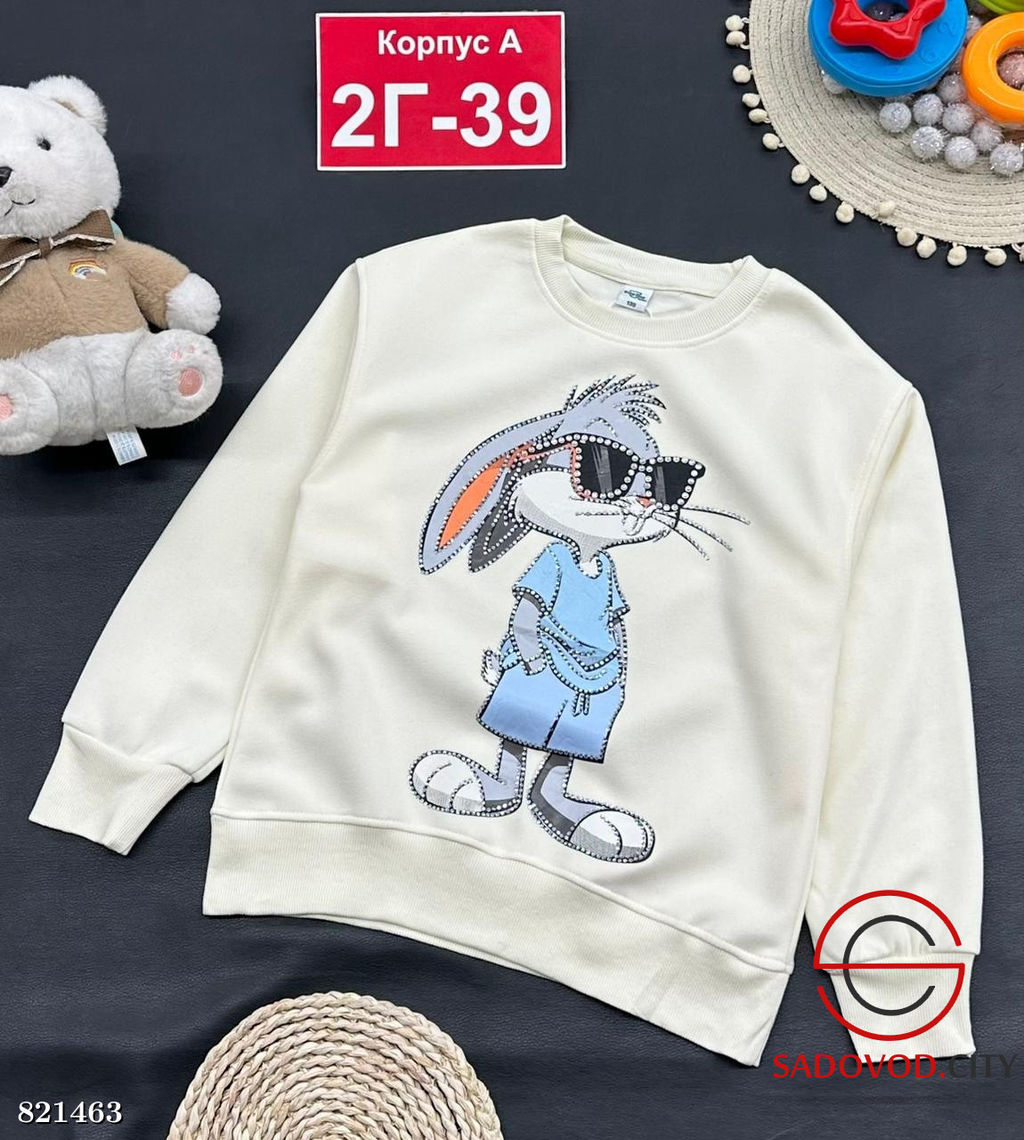 Кофта для девочки с рисунком