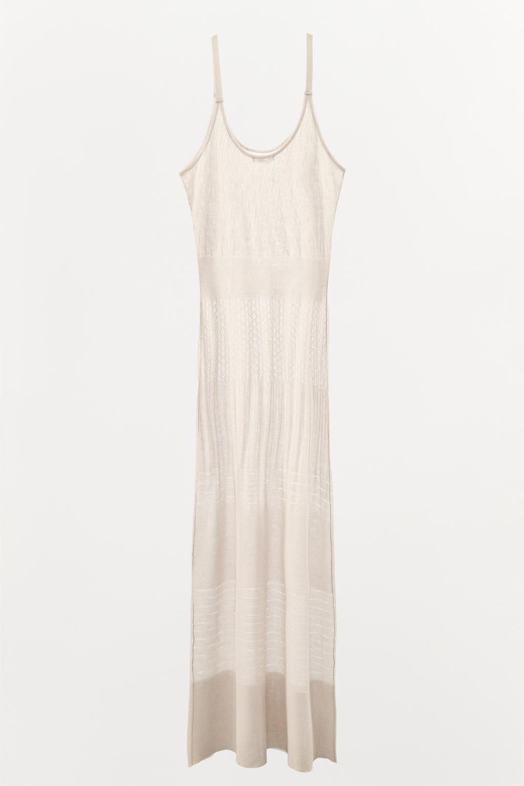 FINE KNIT OPENWORK DRESS - Zara фото 5