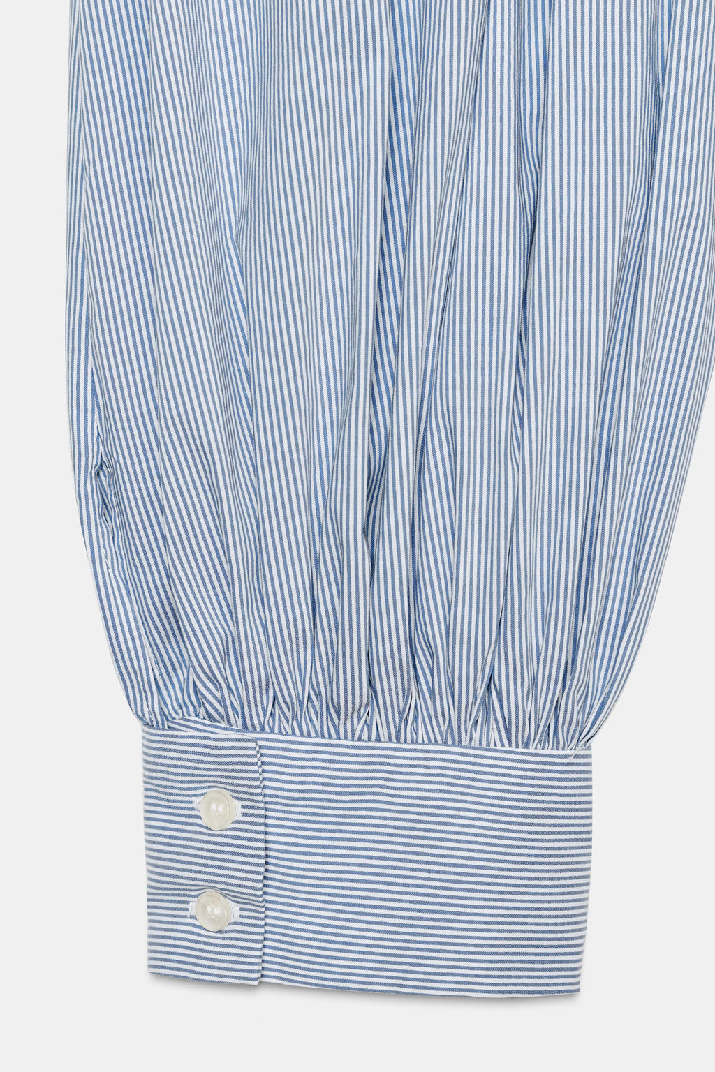 STRIPED POPLIN BALLOON TROUSERS - Zara фото 6