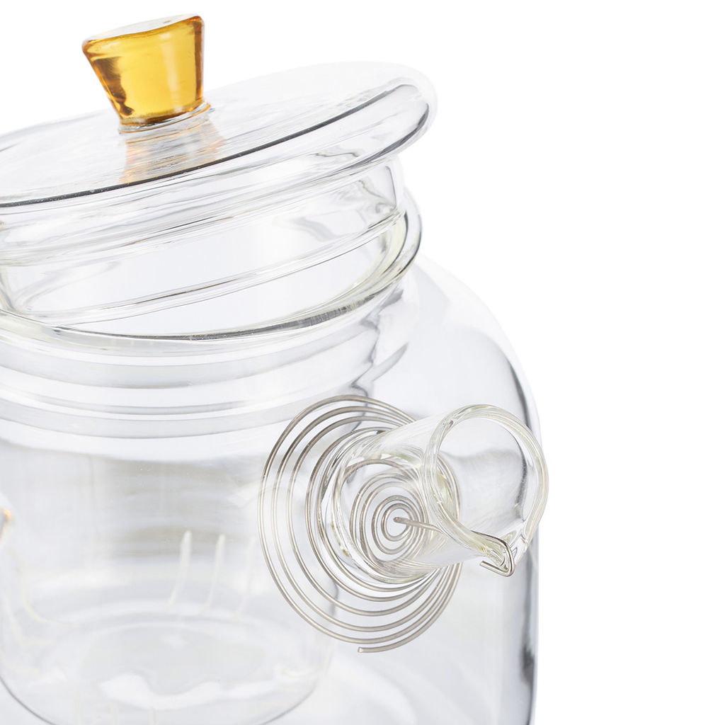 51893 WERNER Чайник заварочный ALLEGRO 700 мл. Материал: боросиликатное стекло. Цвет: желтый.