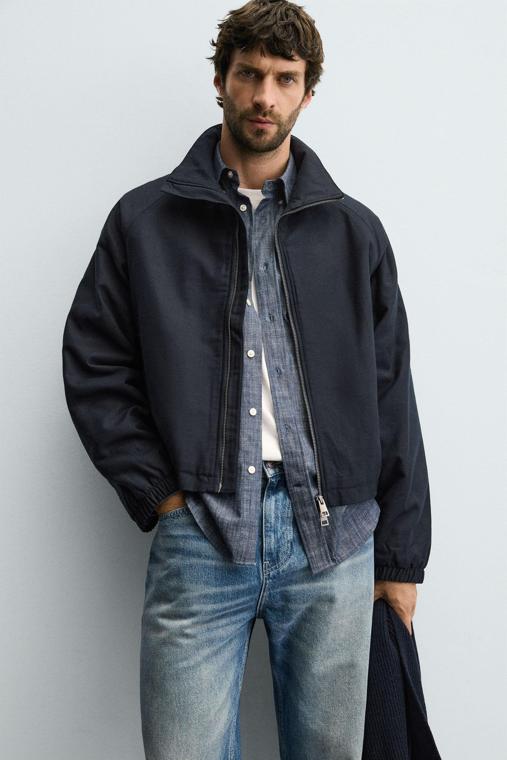 CROPPED FIT QUILTED JACKET