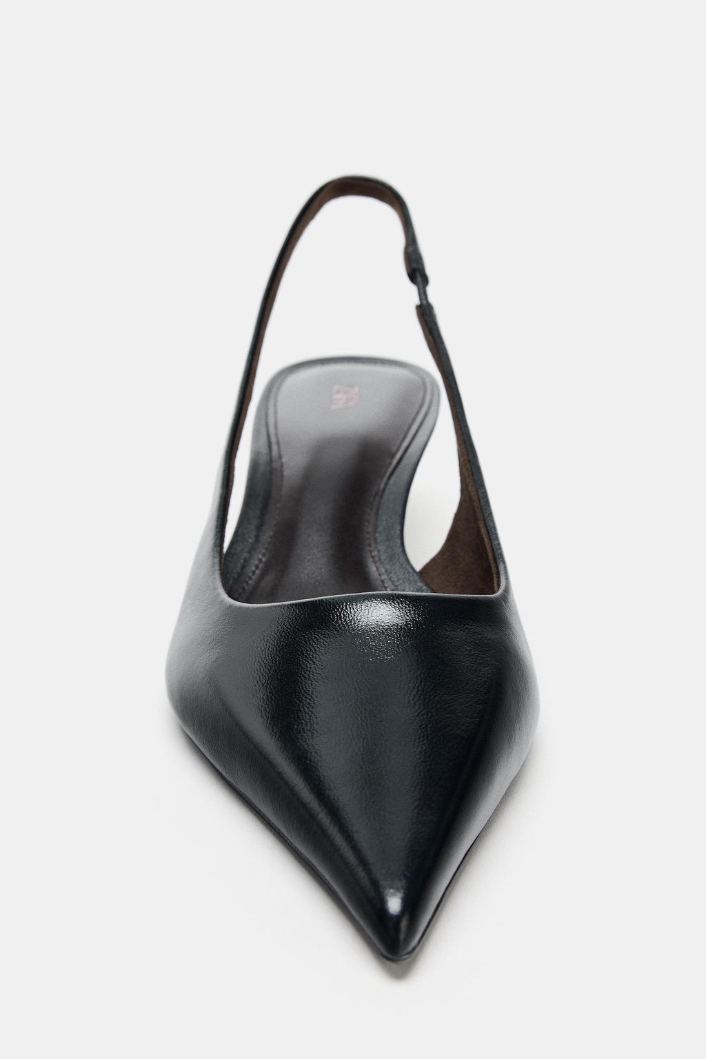 LEATHER SLINGBACK SHOES - Zara фото 11