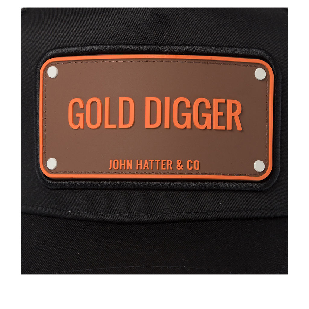 Бейсболка JOHN HATTER арт. R-1195-U00 Gold Digger (черный)  фото 4