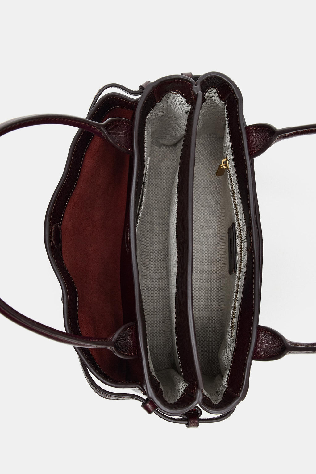 LEATHER MINI CITY BAG - Zara фото 7