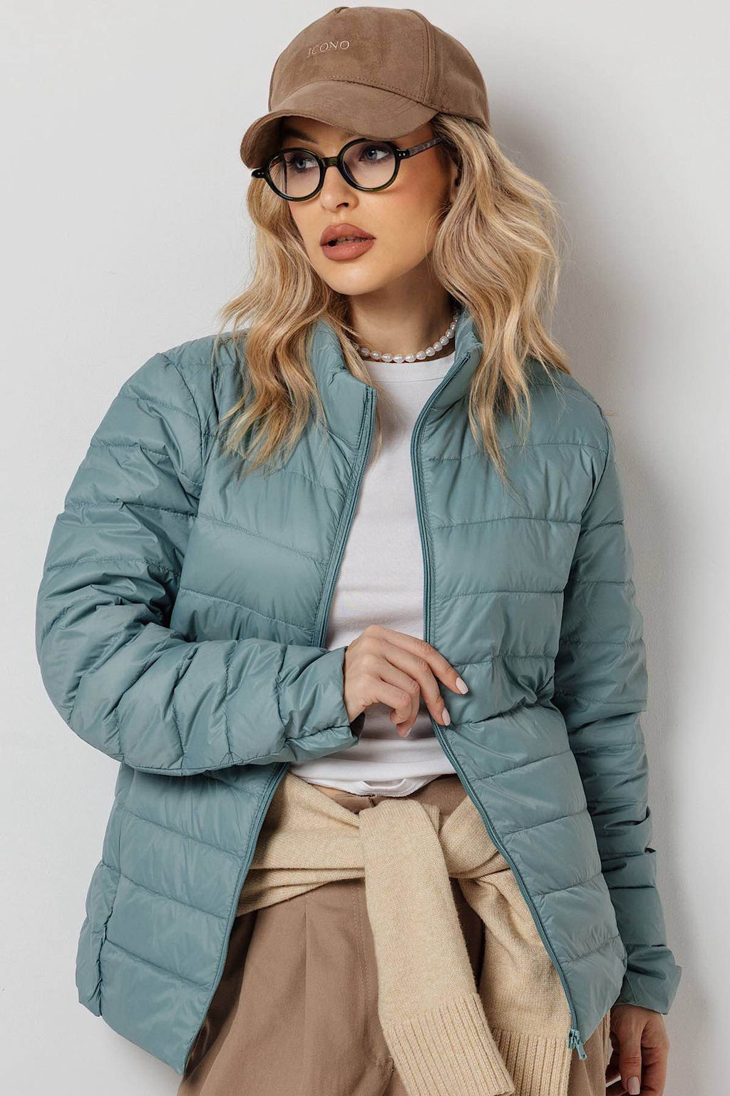 Жакет женский 2005/03/Бирюзовый - Rise фото 6