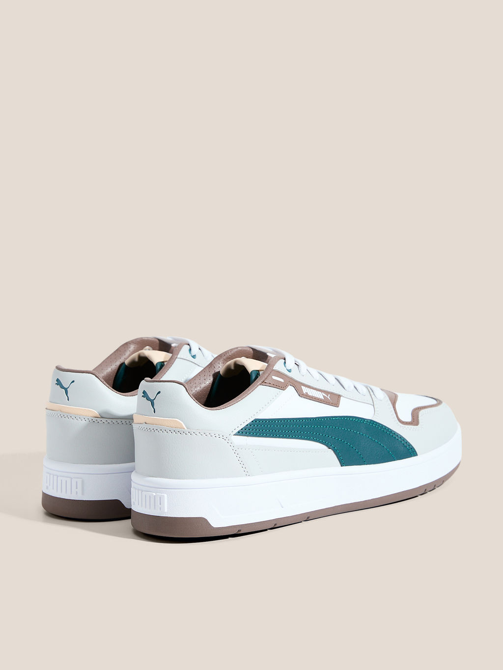 Кеды PUMA Court Classic Street Артикул 4588222, бледно-серый