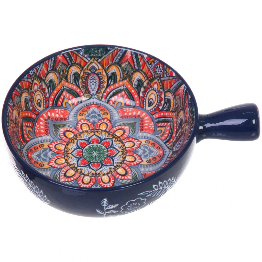 Форма керамическая для запекания "Марракеш" синяя 20,5*15,5*5,5см