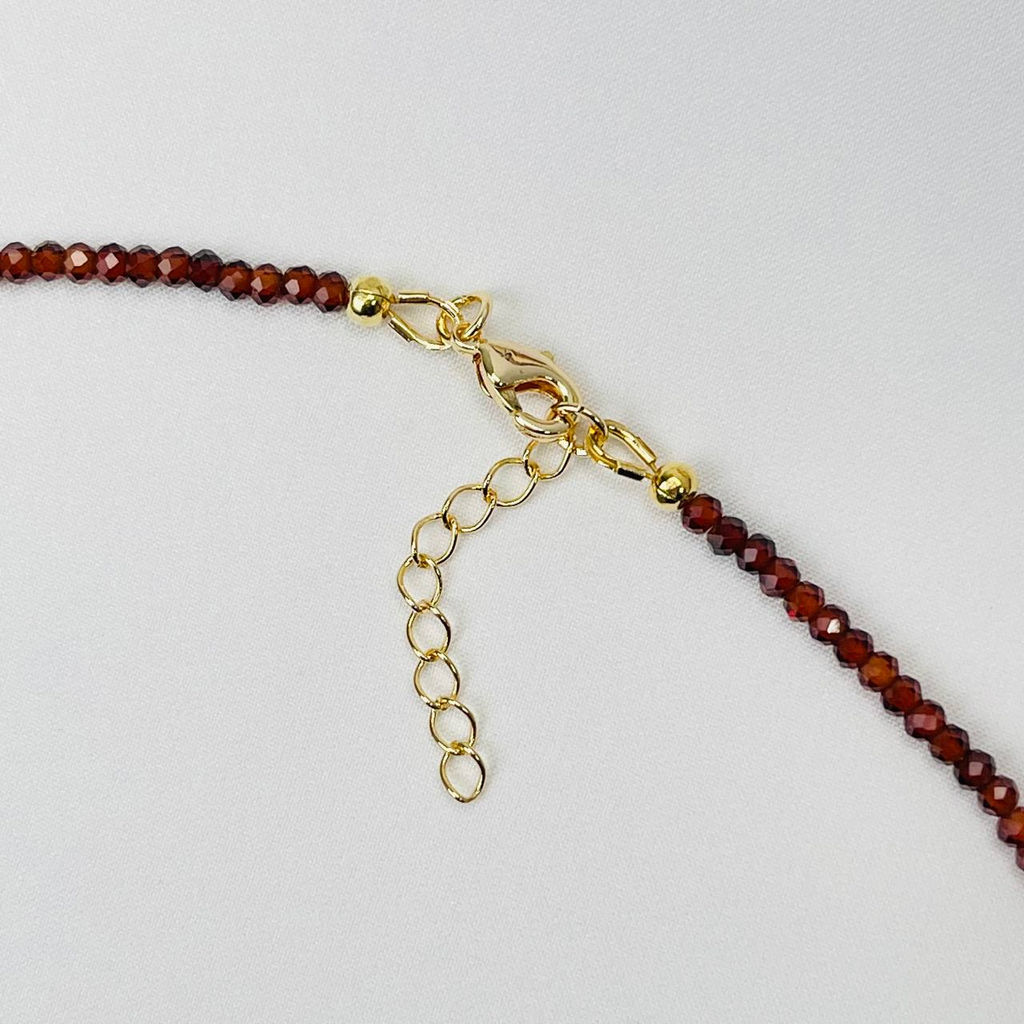 Чокер из Граната "Спессартин"