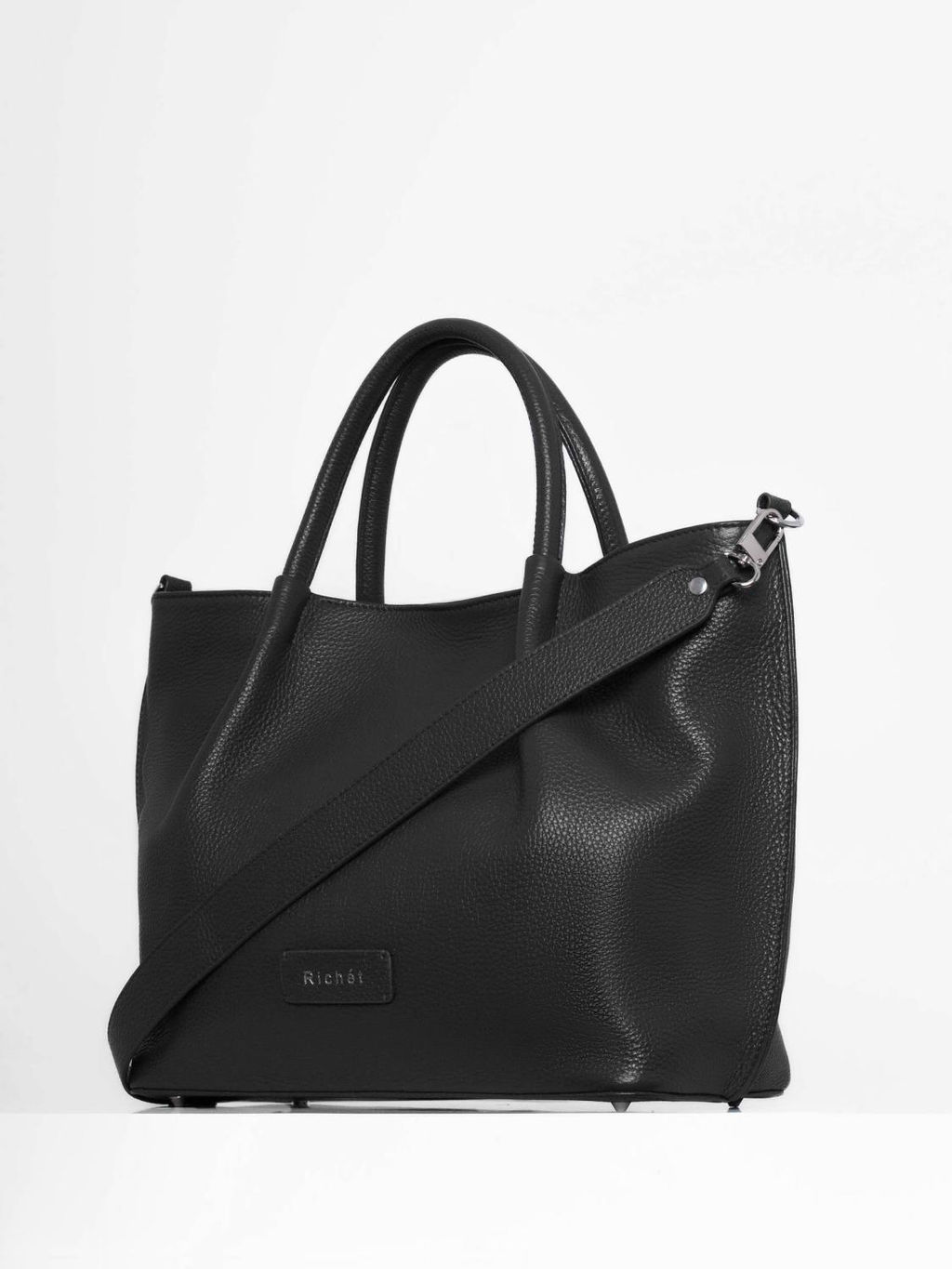Женская кожаная сумка Richet 2910LN 376 Черный