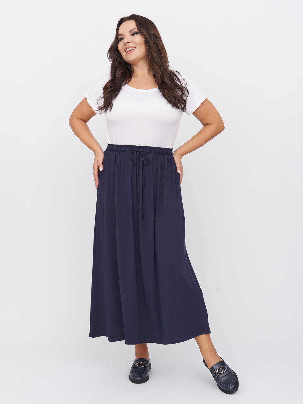 Юбка трикотажная UB30003DBL05