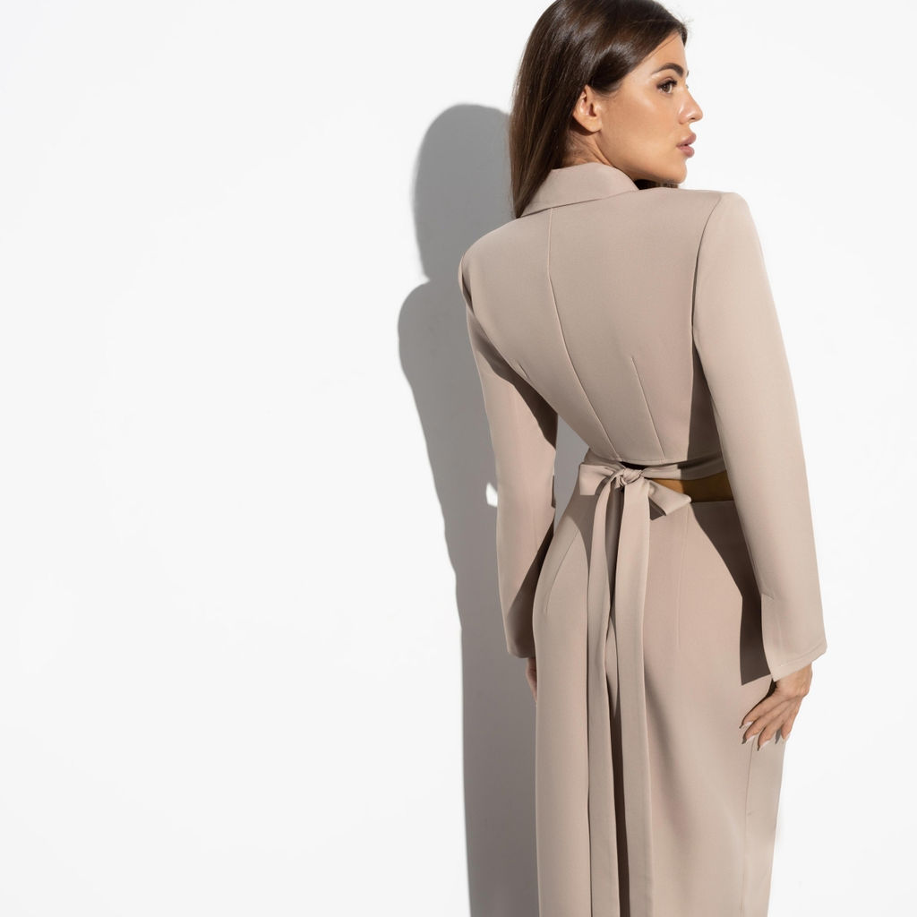 Жакет на запах Стильная сенсация (beige) - Charutti фото 11