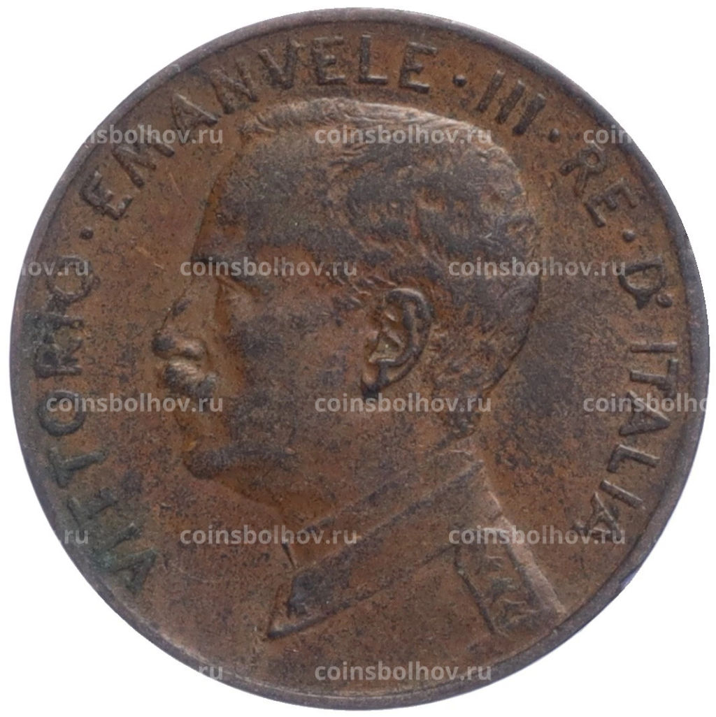 Монета 2 чентезимо 1917 года Италия