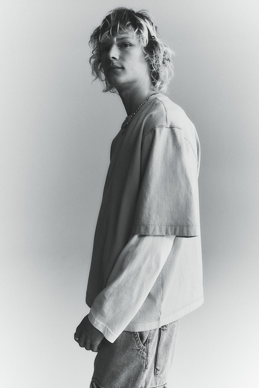 Camiseta lavada Boxy Fit - H&m фото 3