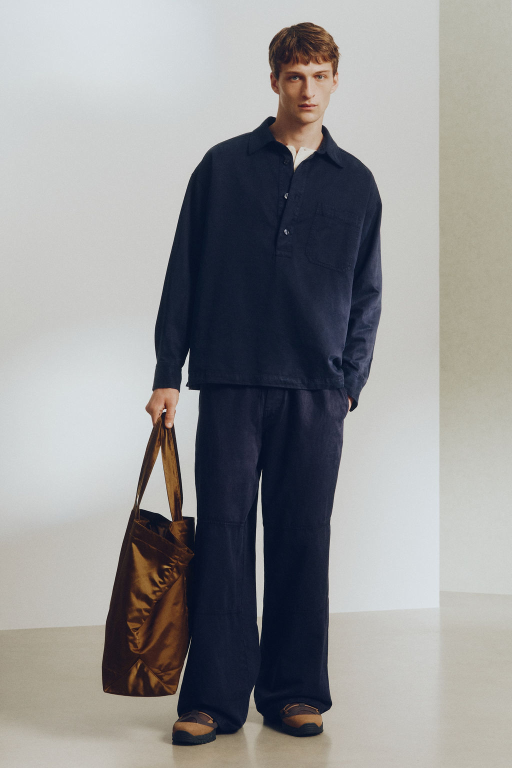 Camisa popover Loose Fit - H&m фото 7