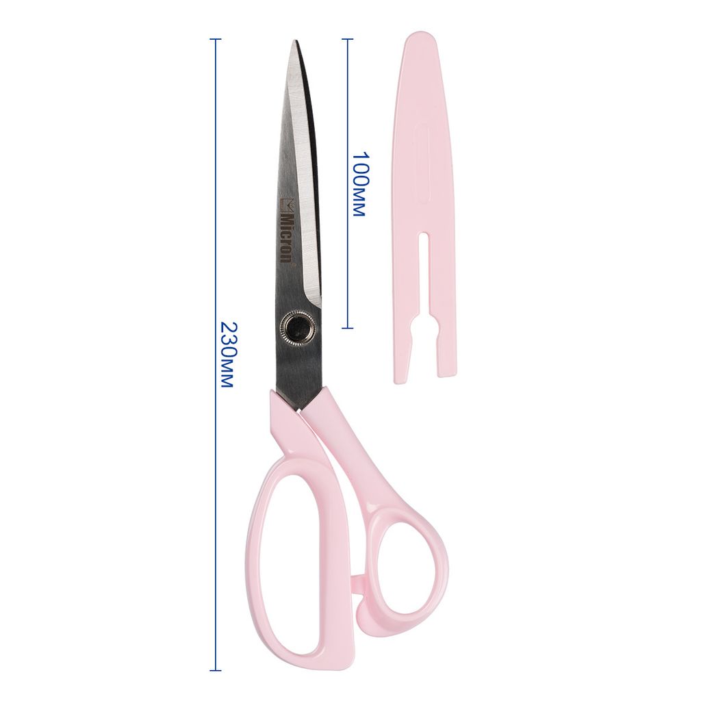 Ножницы Micron VIT-38 портновские в блистере 230 мм с защитным колпачком