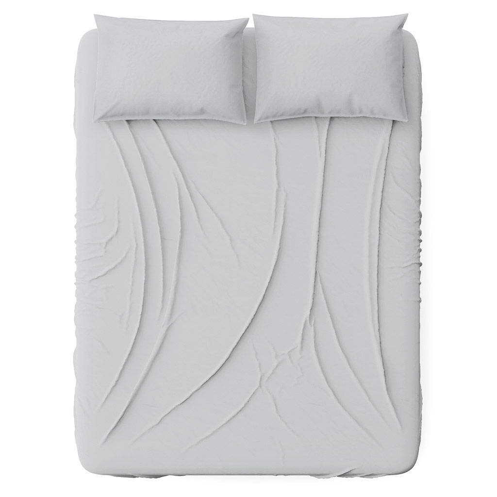 Простыня Евростандарт на резинке "Дельфиниум" 160х200см, свесы 27см, сатин 135г/м2, хлопок 100%, упаковка "классическая" ПВХ 28х41см, "Домашняя мода" (Россия)