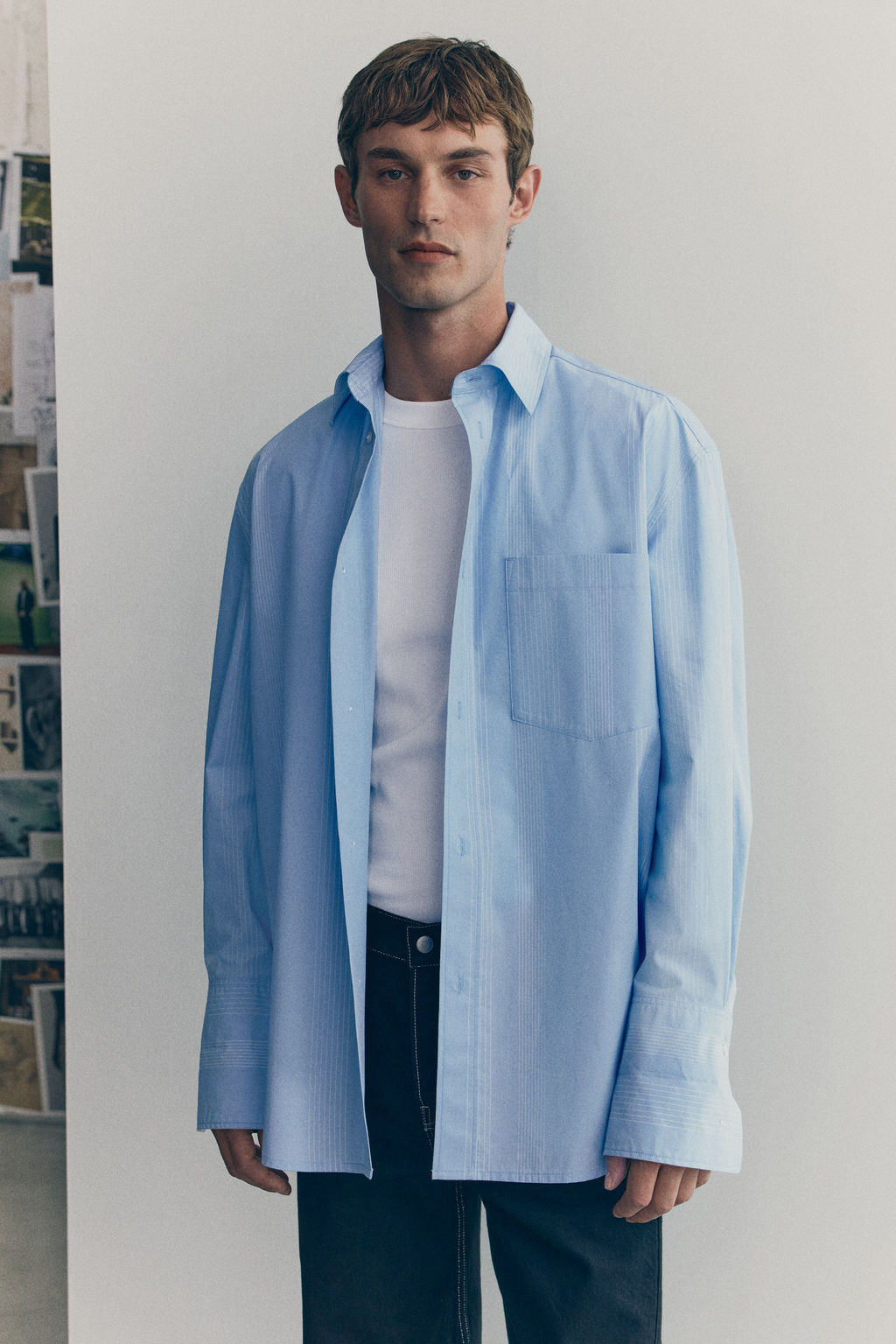 Camisa de rayas en algod?n - H&m фото 8