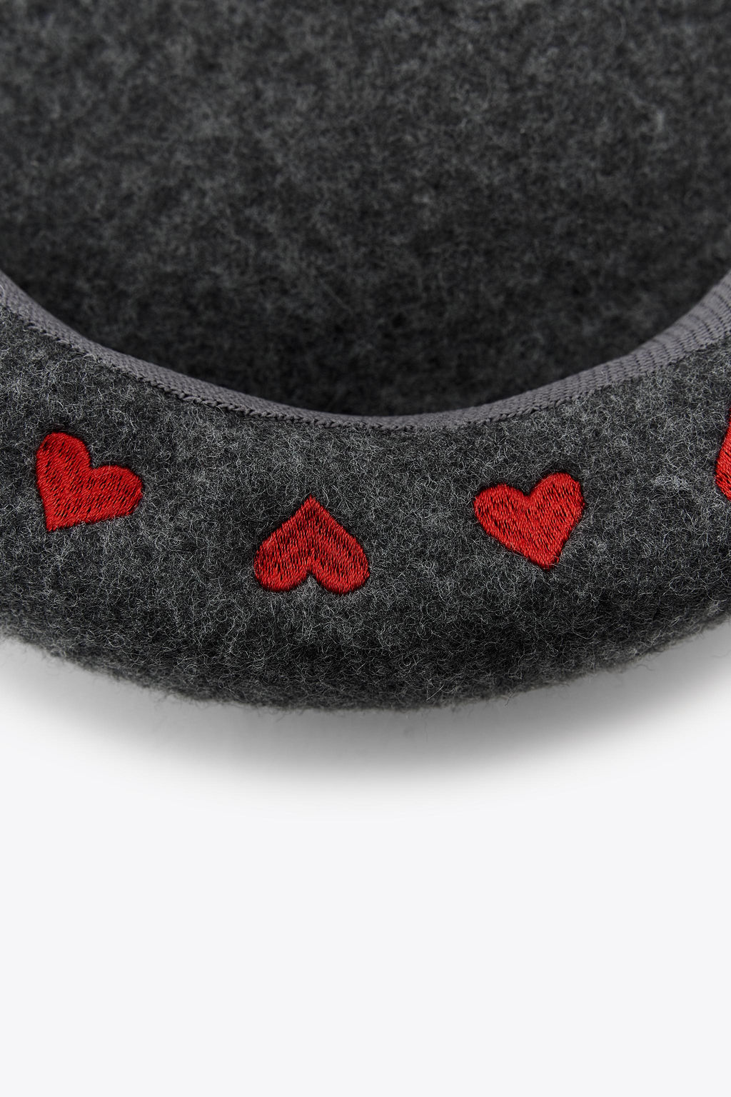 100% WOOL HEART BERET - Zara фото 2