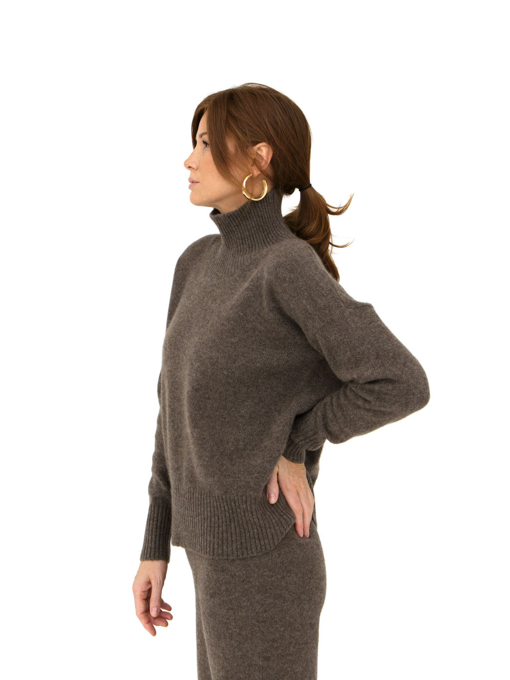 Свитер из пуха яка 5138 меланж