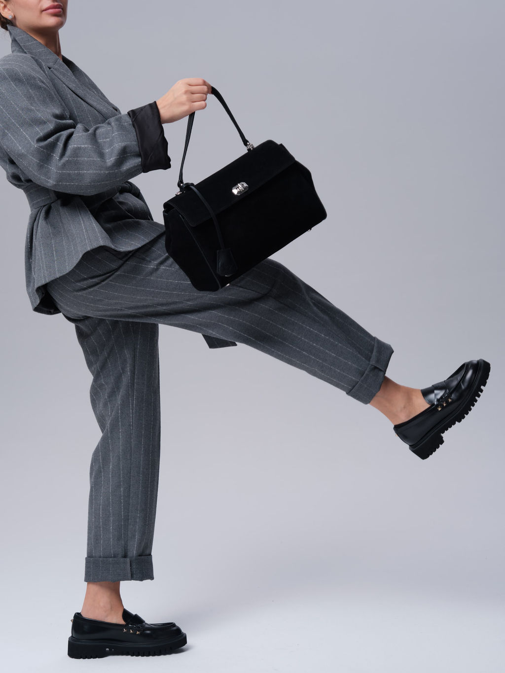 Замшевая сумка Nadi DBR 31356 черный фото 8