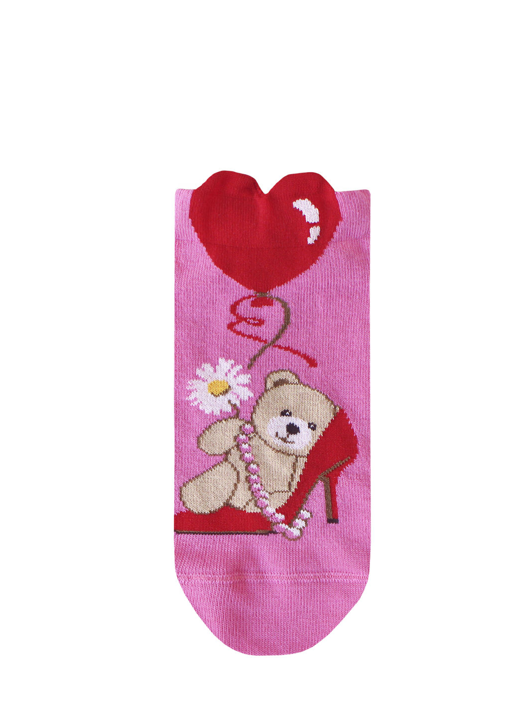 Цена за 2 пары Носки короткие Conte Elegant, ярко-розовый  фото 2