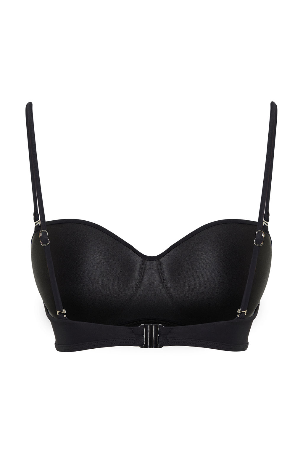 TRENDYOLMILLA Siyah Straplez Buzgulu Bikini Ustu TBESS24BU00112