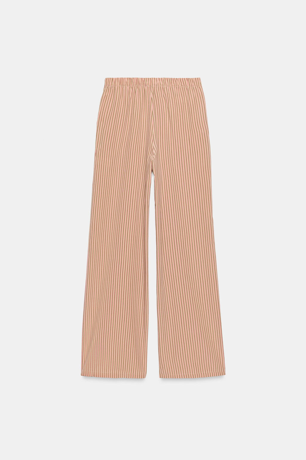 PANTAL?N FLUIDO RAYAS / Rosa / Blanco - Zara фото 6