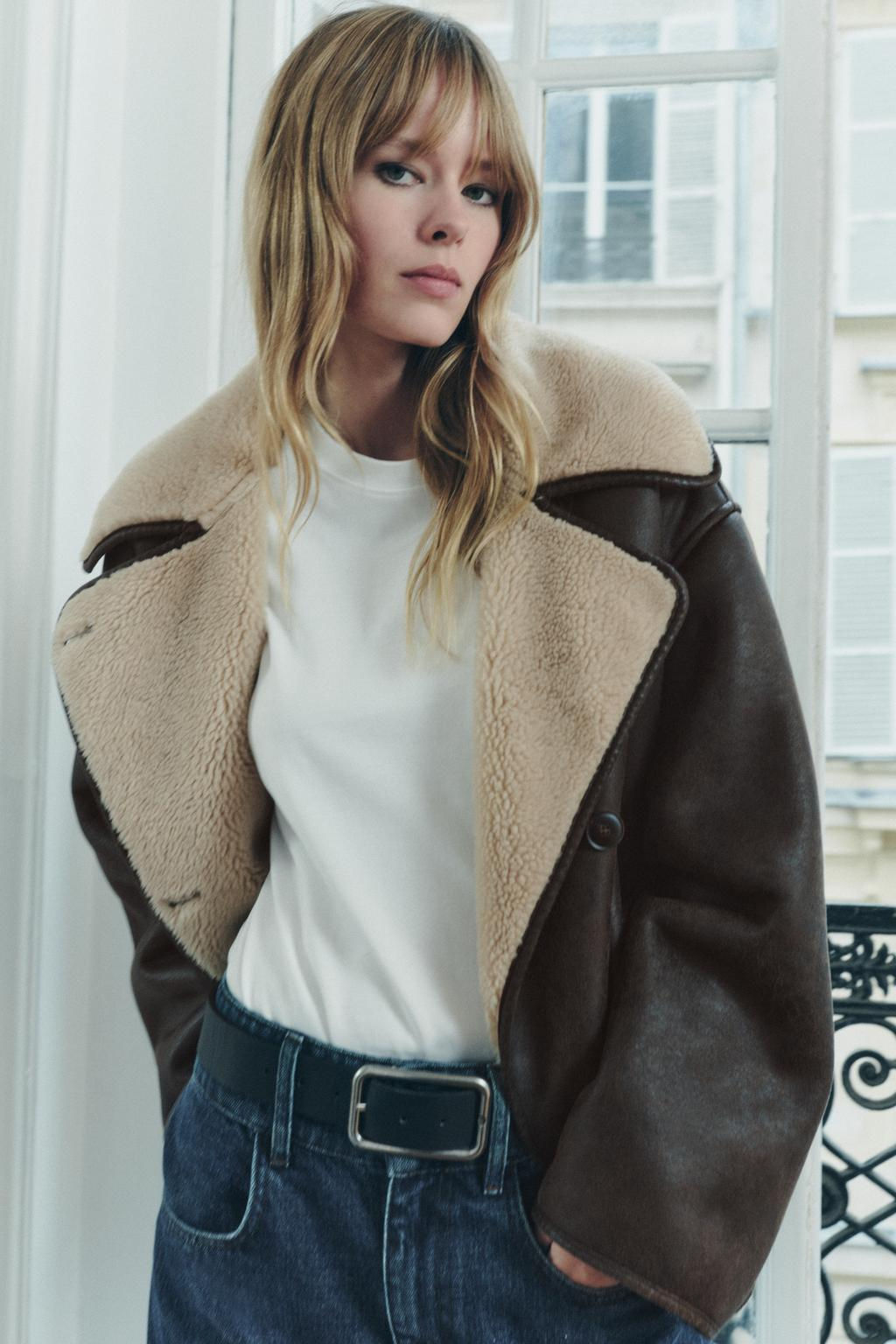 DOUBLE-FACED JACKET ZW COLLECTION - Zara фото 5
