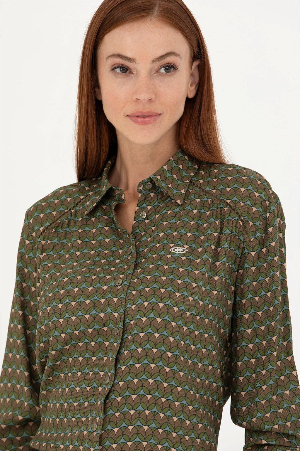 Kad_n Ye_il Uzun Kollu G_mlek - U.s. polo assn фото 2