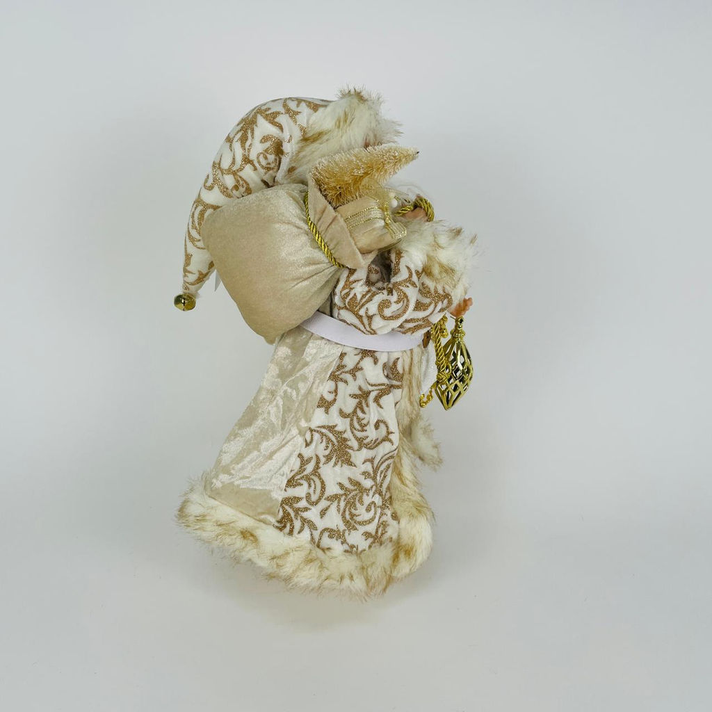 Новогодний декор - Дед Мороз золотой 50 см (арт. S1218-18) - Ип лебедев о.ю фото 4