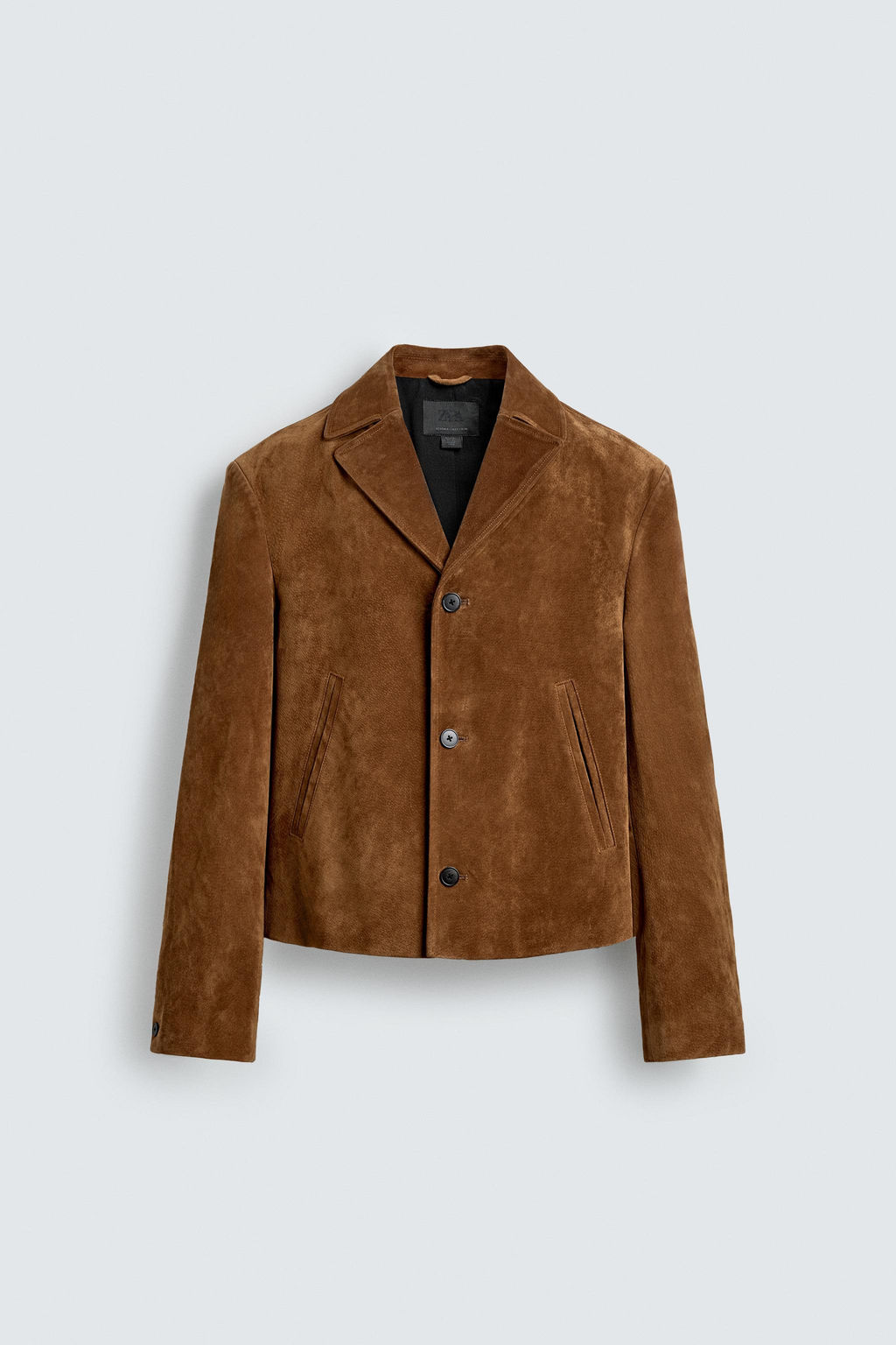 LEATHER SPLIT SUEDE JACKET - Zara фото 15
