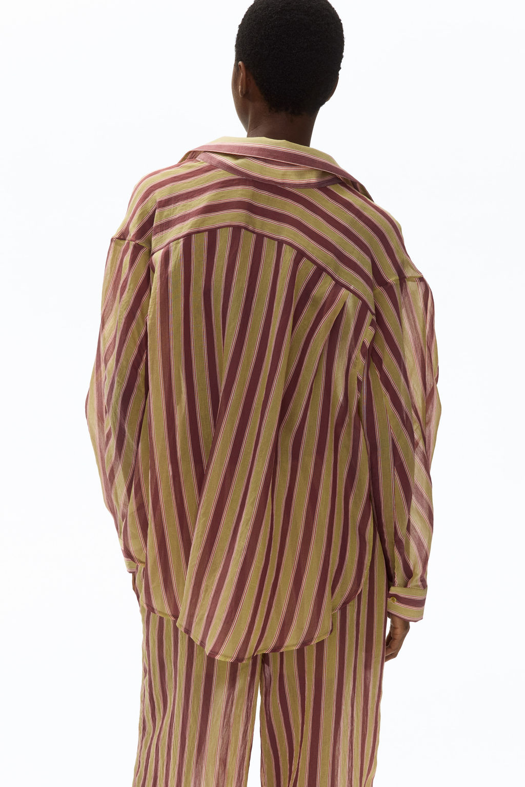 Camisa oversize en mezcla de lyocell - H&m фото 4
