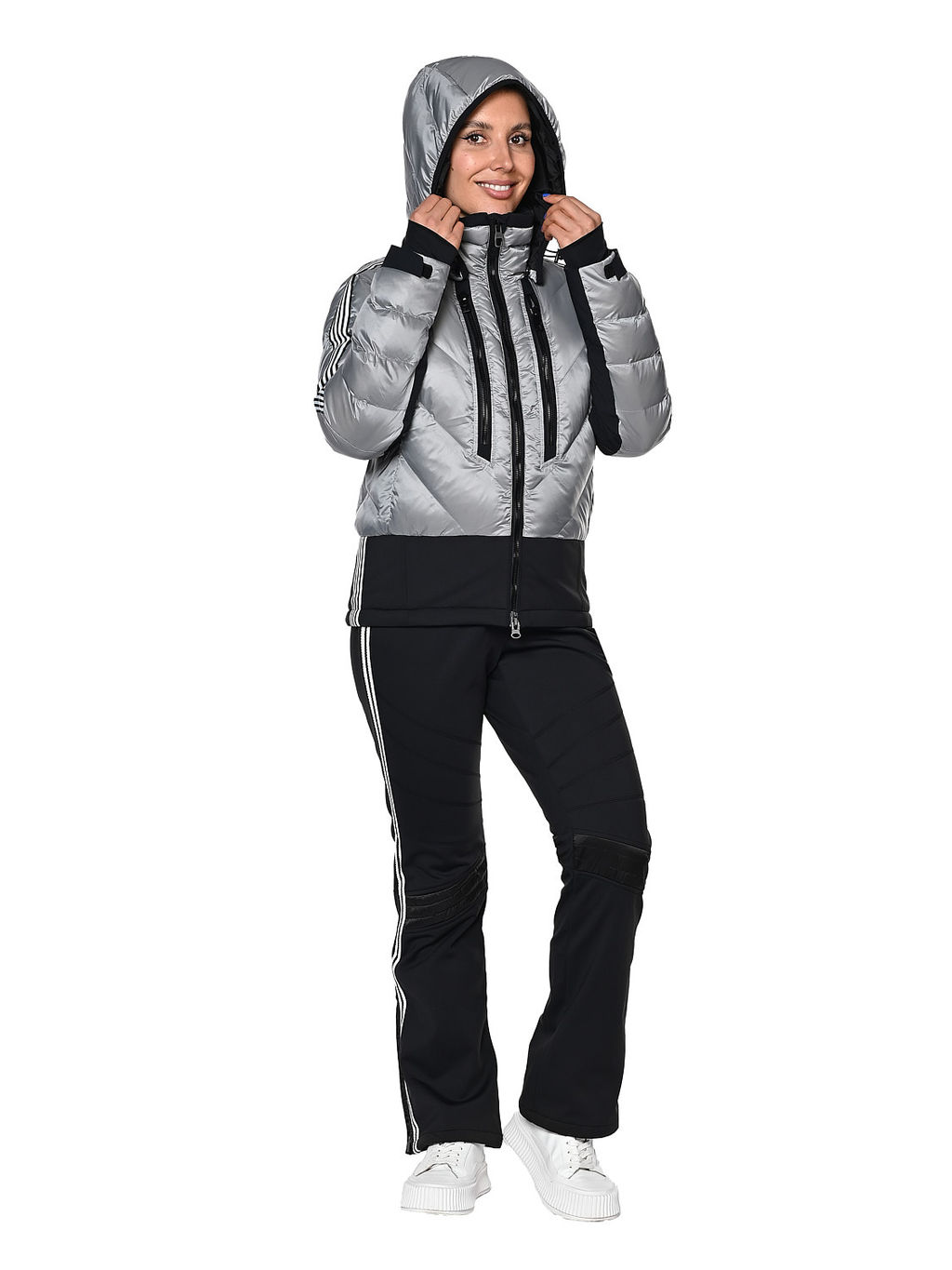 Куртка B-096 Черный - Snow headquarter фото 47