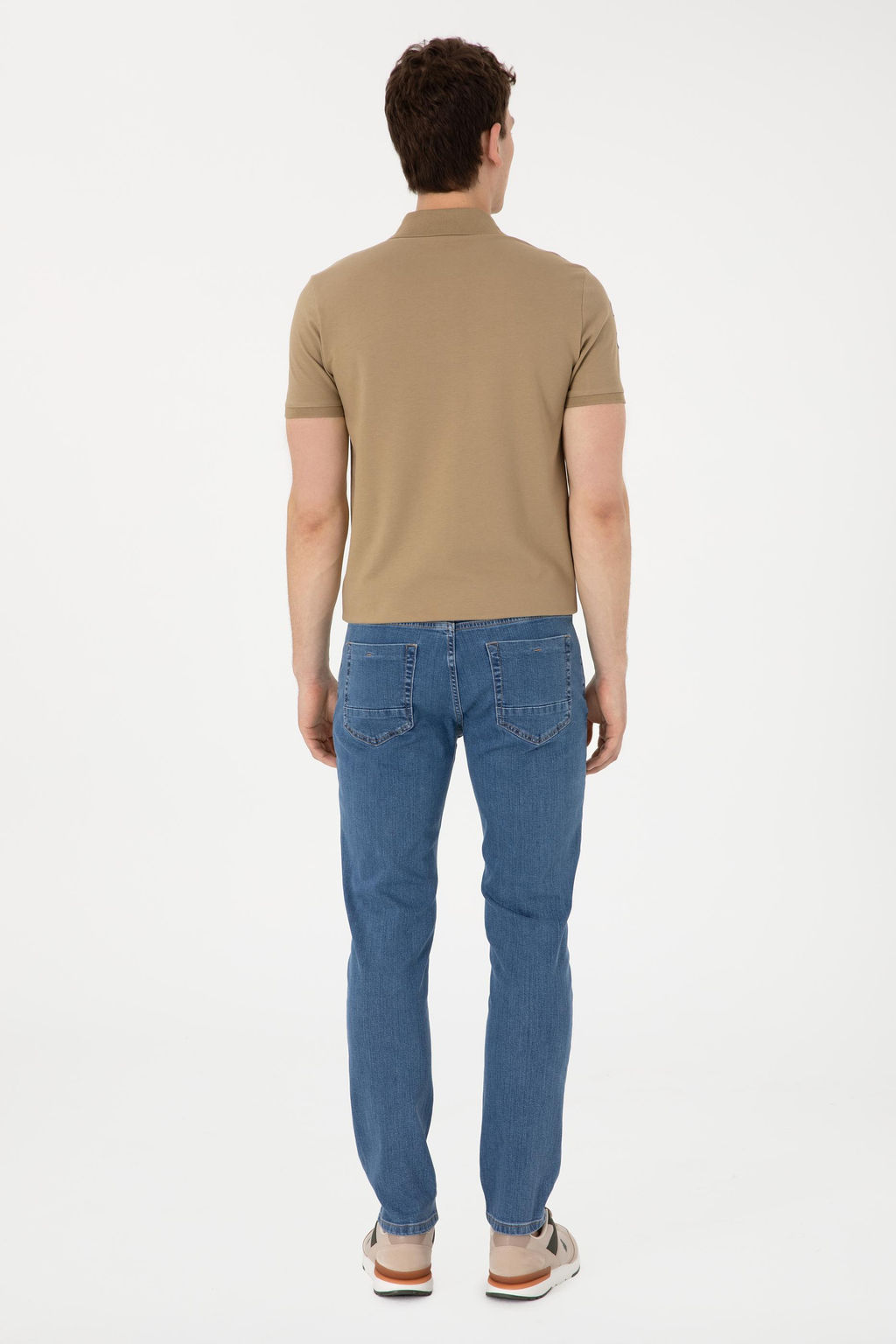 Erkek Mavi Straight Fit Jean Pantolon Sepette S_rpriz _ndirim - U.s. polo assn фото 4