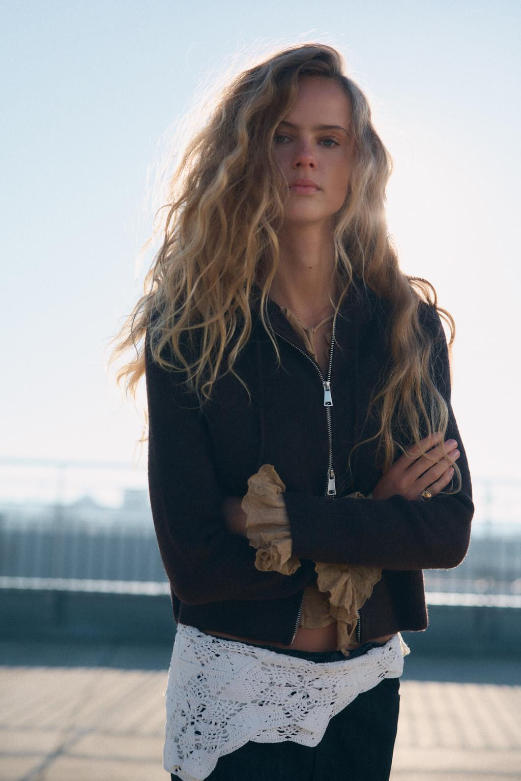 PLAIN STITCH HOODIE - Zara фото 9