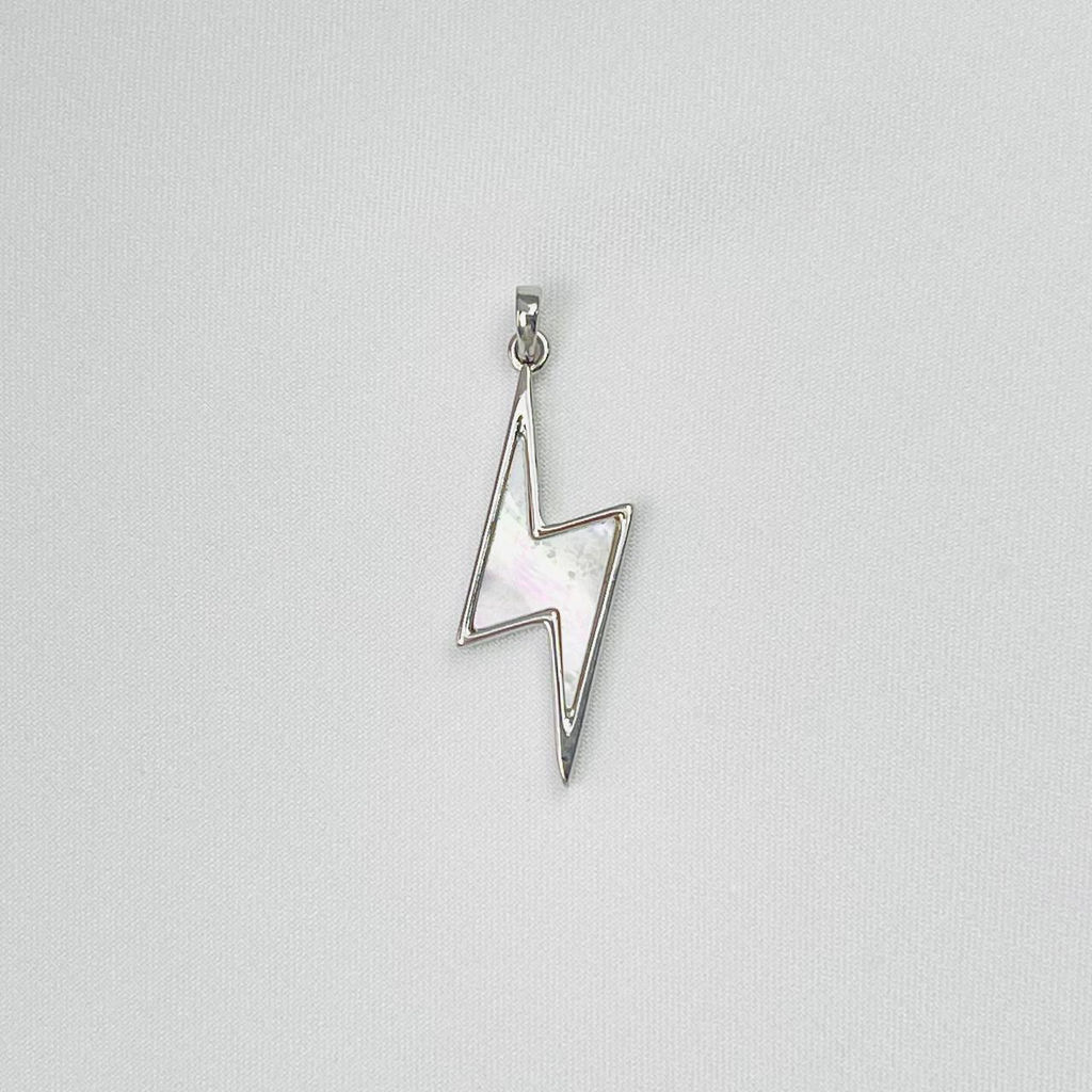 Подвеска перламутровая "Молния" (1 шт)