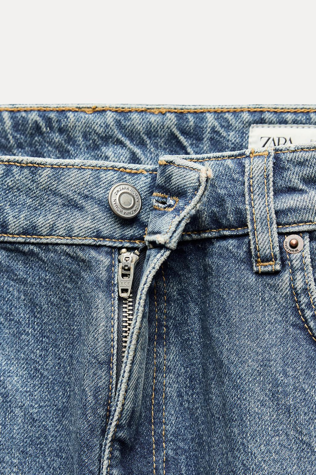 ZW COLLECTION CROPPED FLARE HIGH-WAIST JEANS - Zara фото 4