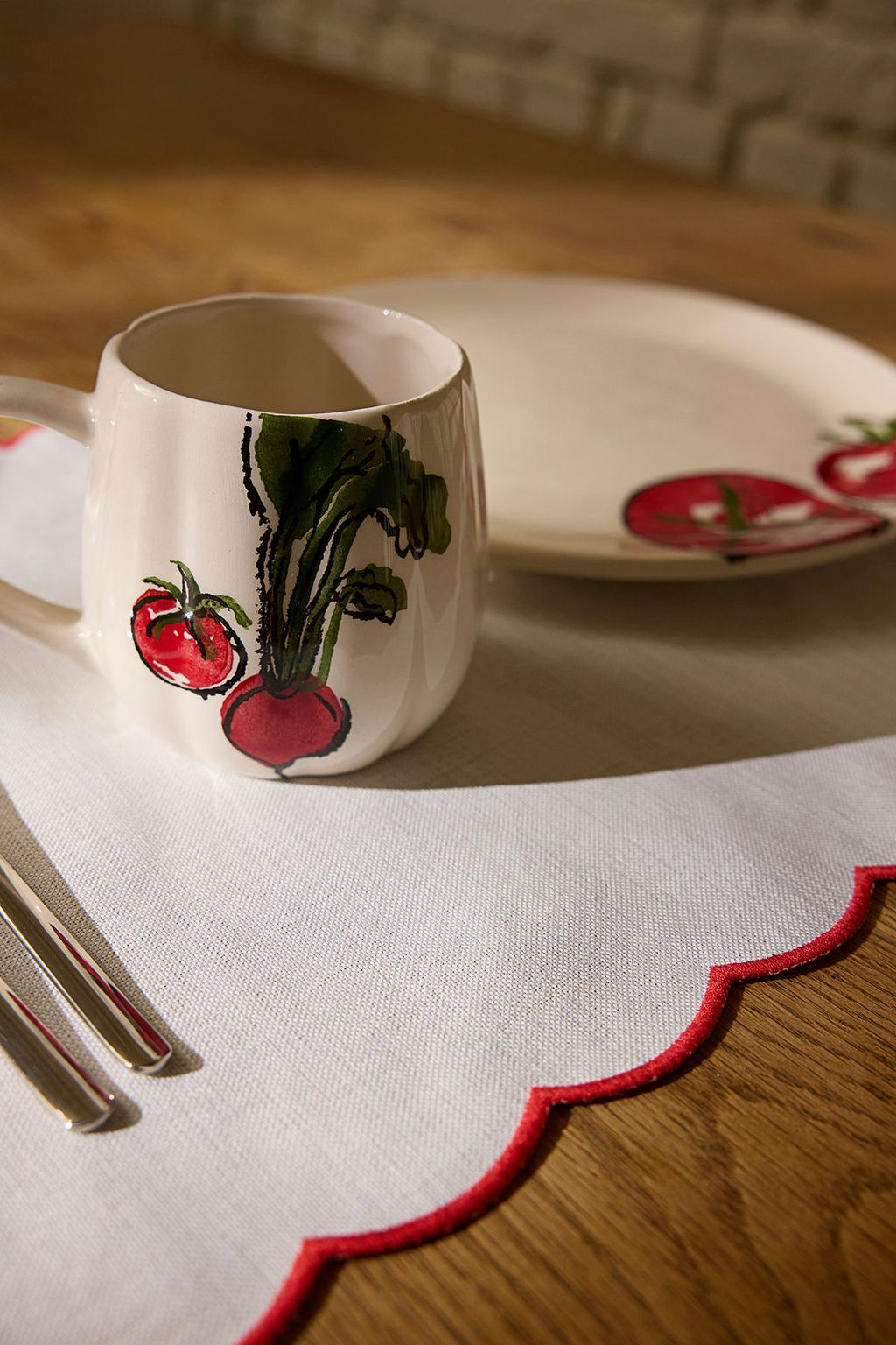 Trendyolmilla Home 2li Seramik Bask?l? Kupa Seti TPHSS25UP00001