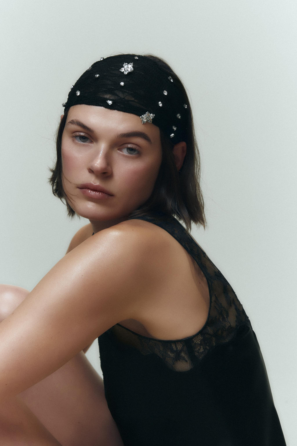 JEWELLED LACE HEADBAND - Zara фото 2