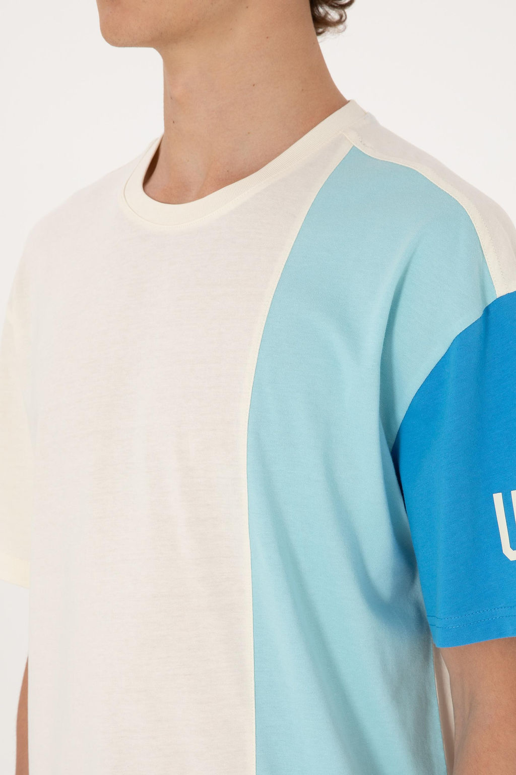 Erkek Comfort Fit Bisiklet Yaka Ekru Ti__rt Sepette S_rpriz _ndirim - U.s. polo assn фото 7