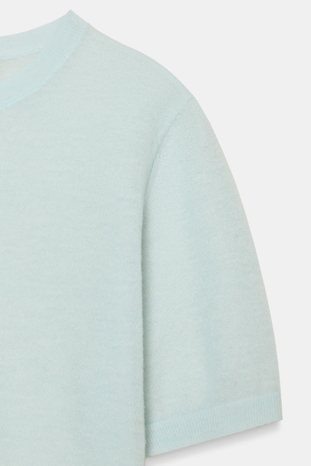 SHORT SLEEVE WOOL BLEND JUMPER - Zara фото 14