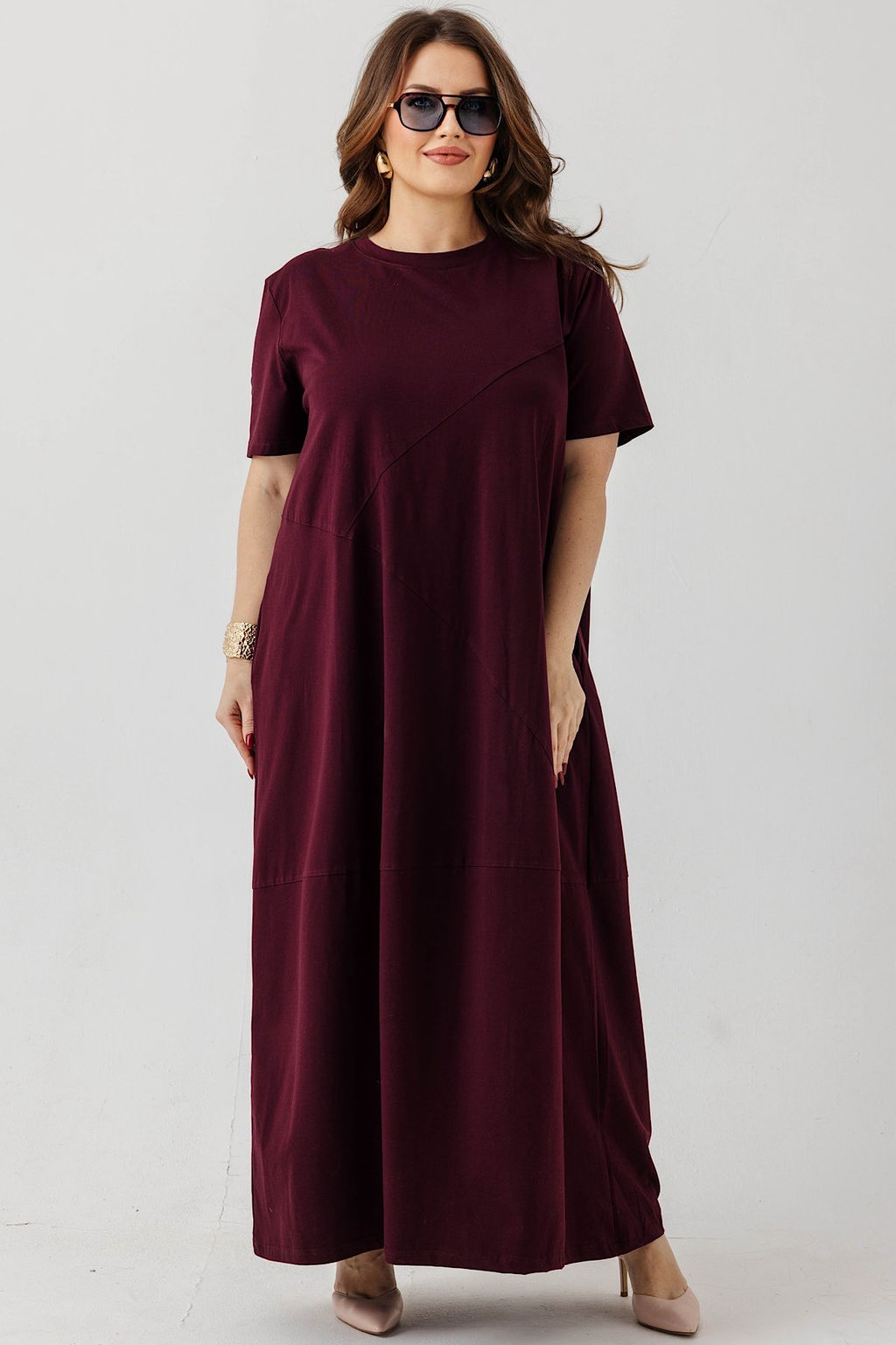 Платье 8901/01/Баклажановый