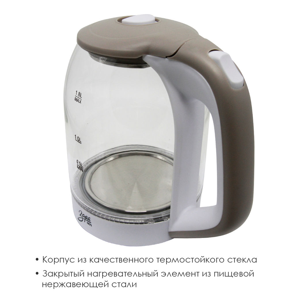 Чайник стеклянный элект. арт. 258-01 - Полимербыт фото 5