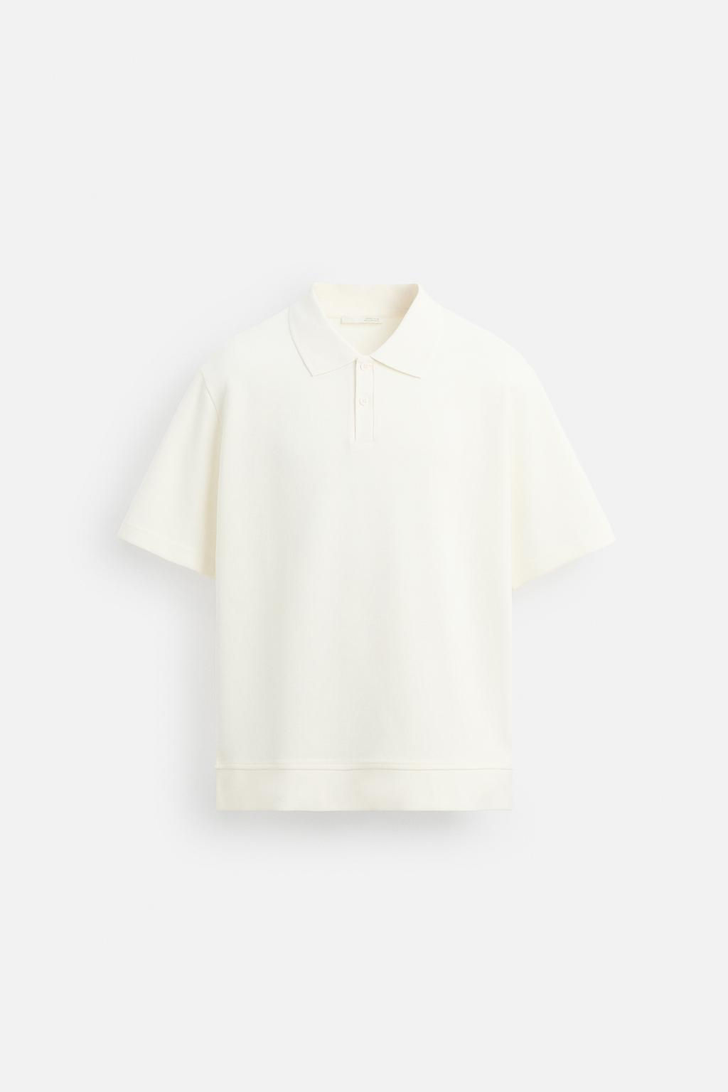 INTERLOCK TEXTURED POLO SHIRT - Zara фото 23