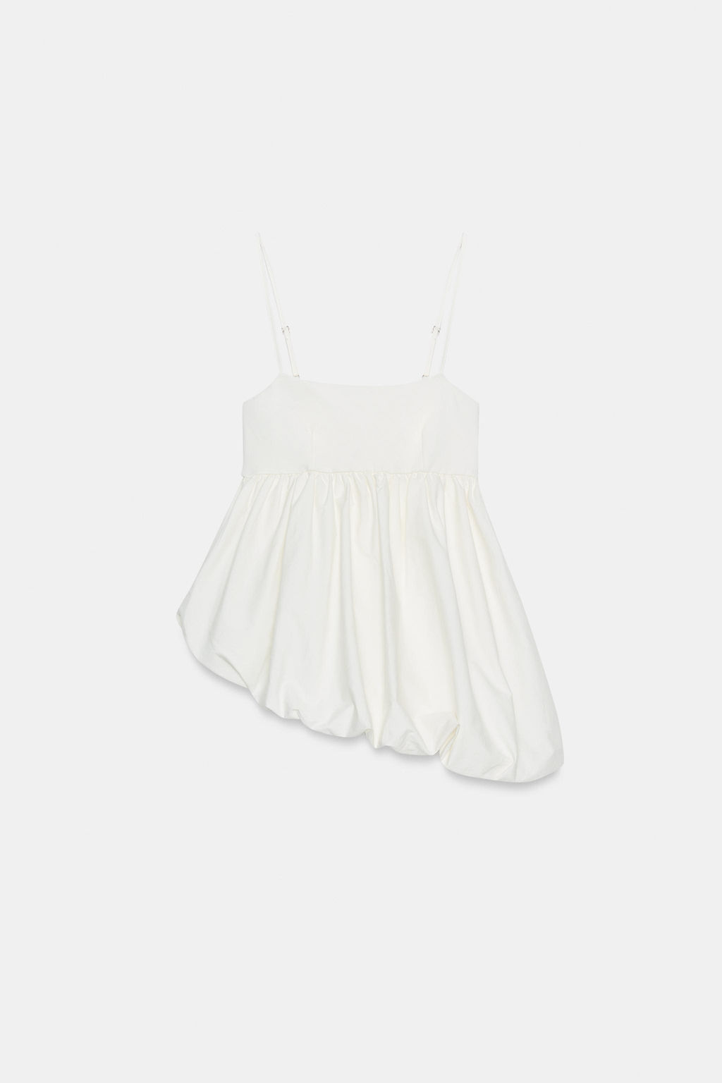 TOP TIRANTES GLOBO / Blanco roto - Zara фото 7