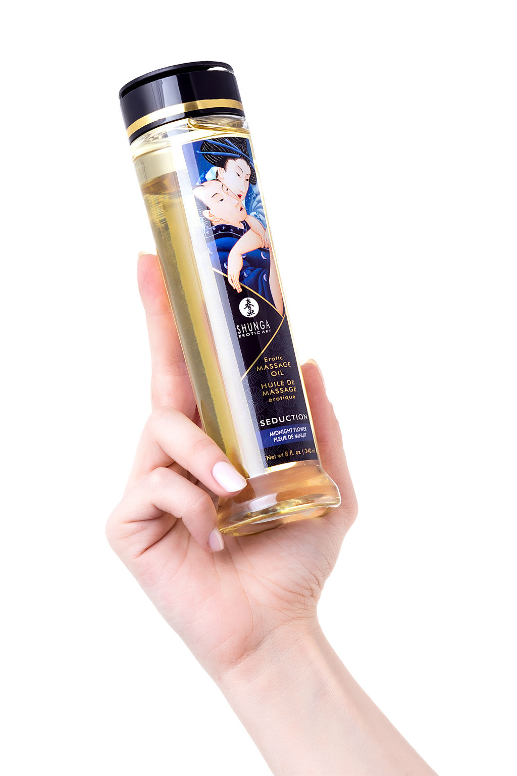 Масло для массажа Shunga Seduction Midnight flower, возбуждающее, 240 мл